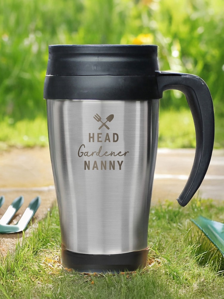 Personalised Head Gardener Travel Mug by PMC - Image 3 of 3