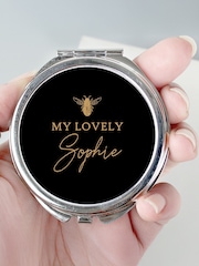 Personalised Beautiful Compact Mirror by PMC - Image 2 of 3