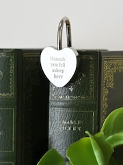Personalised Silver Heart Bookmark by PMC - Image 4 of 4