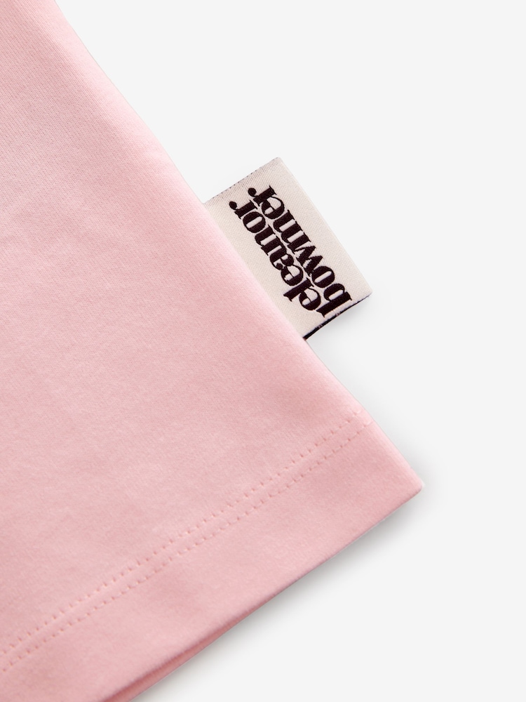 Eleanor Bowmer Pink Boucle Love Graphic T-Shirt - Image 11 of 11