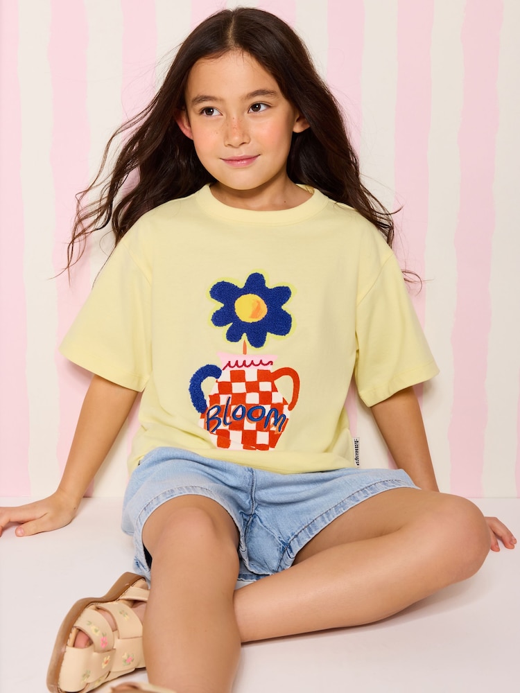 Eleanor Bowmer Yellow Bloom Graphic T-Shirt - Image 1 of 12
