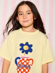 Eleanor Bowmer Yellow Bloom Graphic T-Shirt - Image 4 of 12