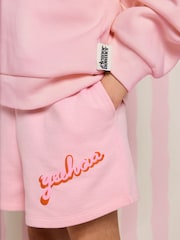 Eleanor Bowmer Pink Cowgirl Sweat and Shorts 2 Piece Set - Image 6 of 6