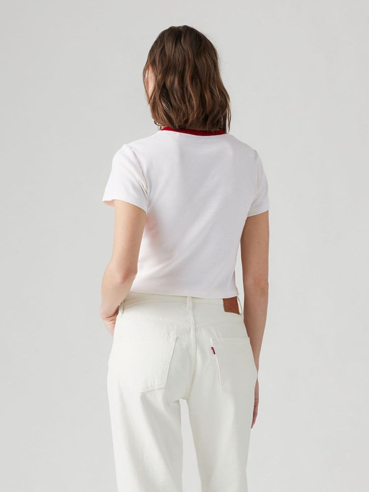 Levi's® White Valentines Print Sporty T-Shirt - Image 2 of 5