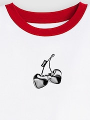 Levi's® White Valentines Print Sporty T-Shirt - Image 5 of 5