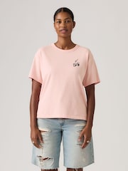 Levi's® Pink Back Cherry Graphic Oversize T-Shirt - Image 2 of 5
