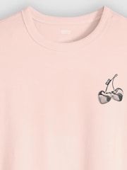 Levi's® Pink Back Cherry Graphic Oversize T-Shirt - Image 5 of 5