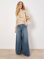 Apricot Natural Constellation Jumper - Image 2 of 4