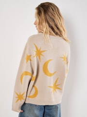 Apricot Natural Constellation Jumper - Image 3 of 4