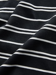 Black/White Stripe Short Sleeve Graphic T-Shirt (3-16yrs) - Image 7 of 7