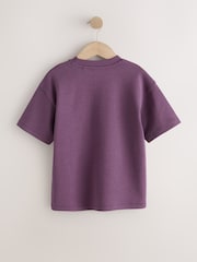 Purple Graphic Heavyweight Short Sleeve T-Shirt (3-16yrs) - Image 2 of 4