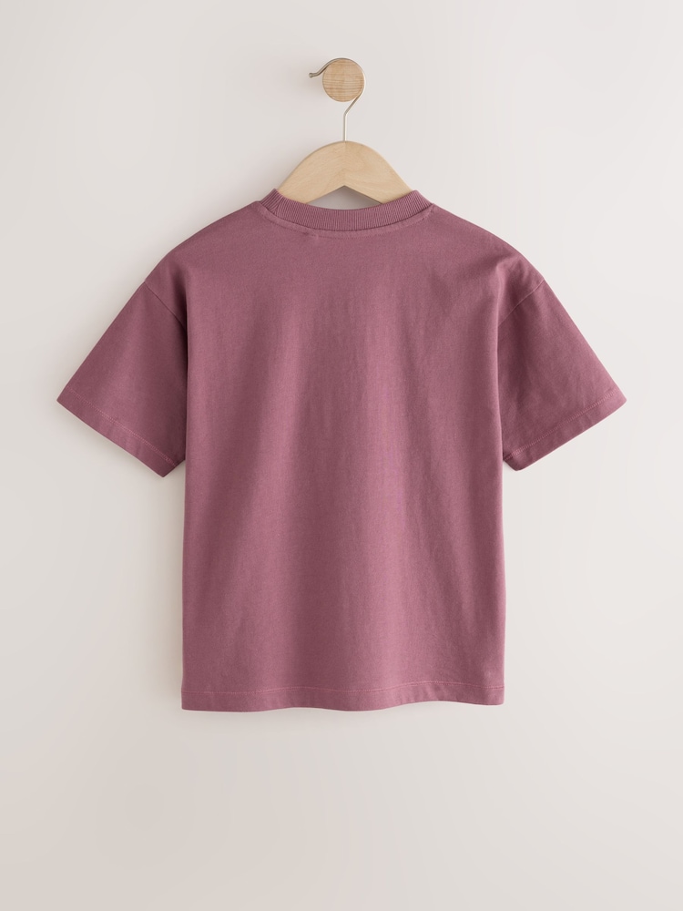 Berry Red Racing Short Sleeve Graphic T-Shirt (3-16yrs) - Image 2 of 4