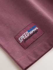 Berry Red Racing Short Sleeve Graphic T-Shirt (3-16yrs) - Image 4 of 4
