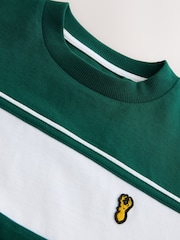 Green/White Colourblock Short Sleeve T-Shirt (3-16yrs) - Image 7 of 8