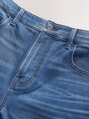 světle modrá - Skinny Fit - Pohodlné Elastické, strečové džíny, rifle - Obrázek 8 z 9