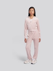 Juicy Couture Purple Zip Through Hoodie and Relaxed Joggers Set - Image 1 of 12
