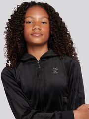Juicy Couture Black Zip Through Hoodie and Relaxed Joggers Set - Image 5 of 12
