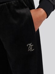 Juicy Couture Black Zip Through Hoodie and Relaxed Joggers Set - Image 6 of 12