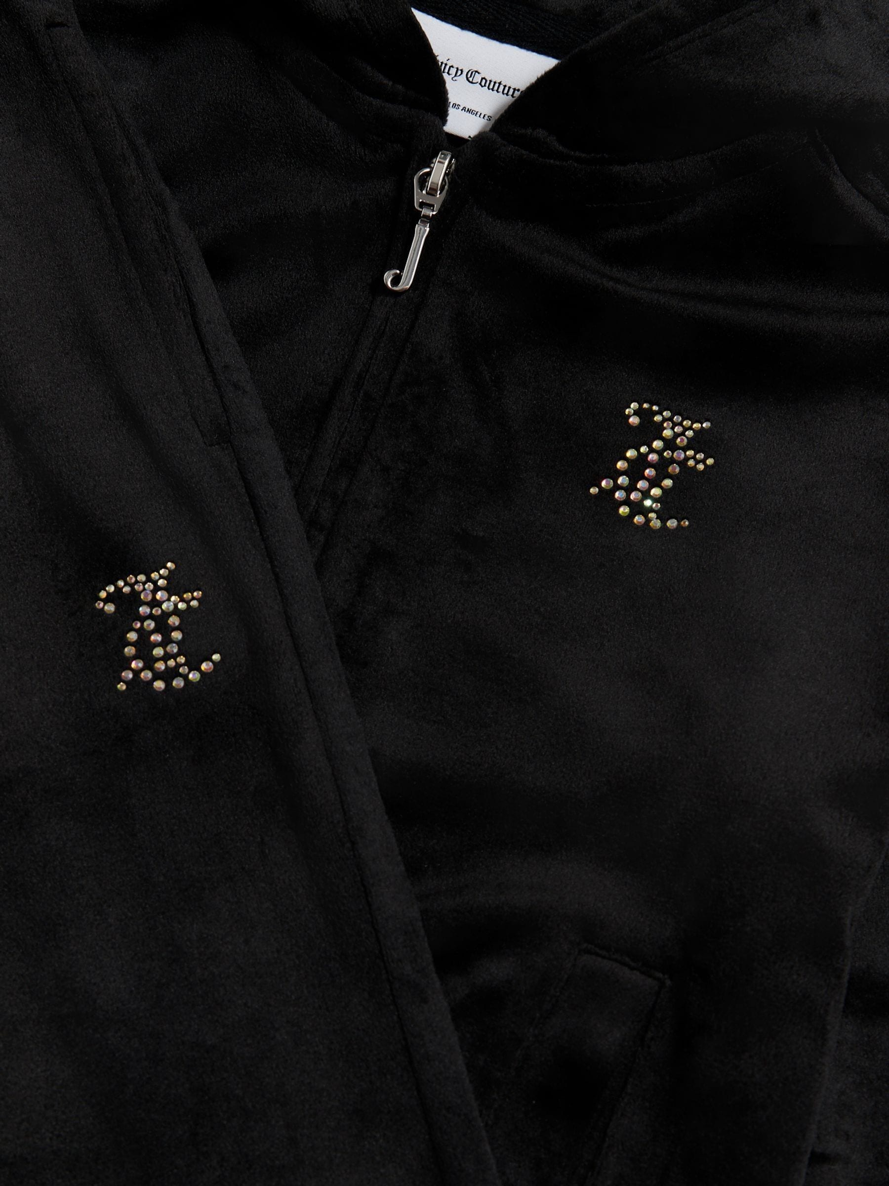 Satın al Siyah - Juicy Couture Fermuarlı Kapüşonlu Sweatshirt ve