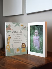 Personalised New Baby Wooden Hinged 6x4 Photo Frame by PMC - Image 3 of 4