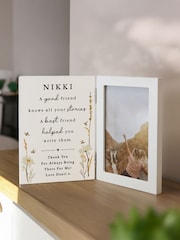 Personalised Friend Wooden Hinged 6x4 Photo Frame by PMC - Image 3 of 3