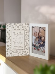 Personalised Family Wooden Hinged 6x4 Photo Frame by PMC - Image 3 of 3