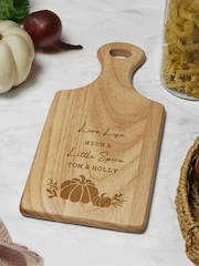 Personalised Pumpkin Paddle Chopping Board by PMC - Image 2 of 3