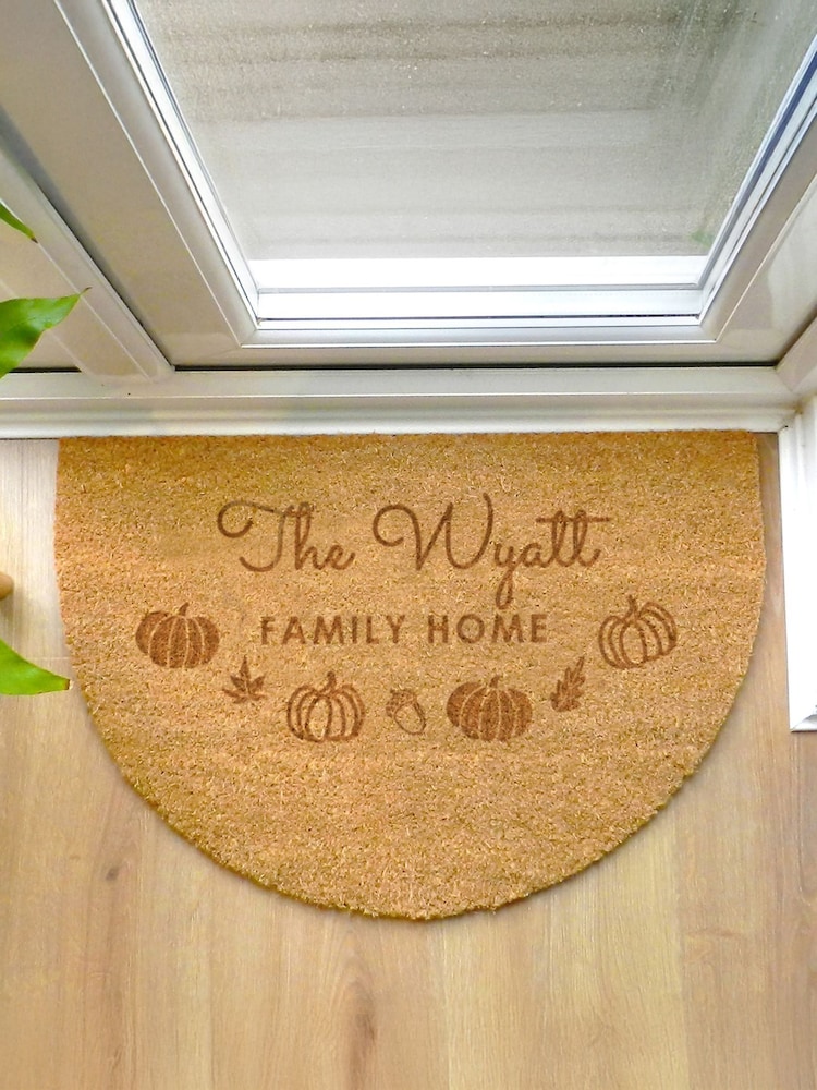 Personalised Pumpkin Doormat by PMC - Image 2 of 3