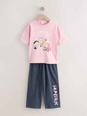 Pink K-Pop Demon Hunters Wide Leg Pyjamas (6-16yrs) - Image 1 of 3