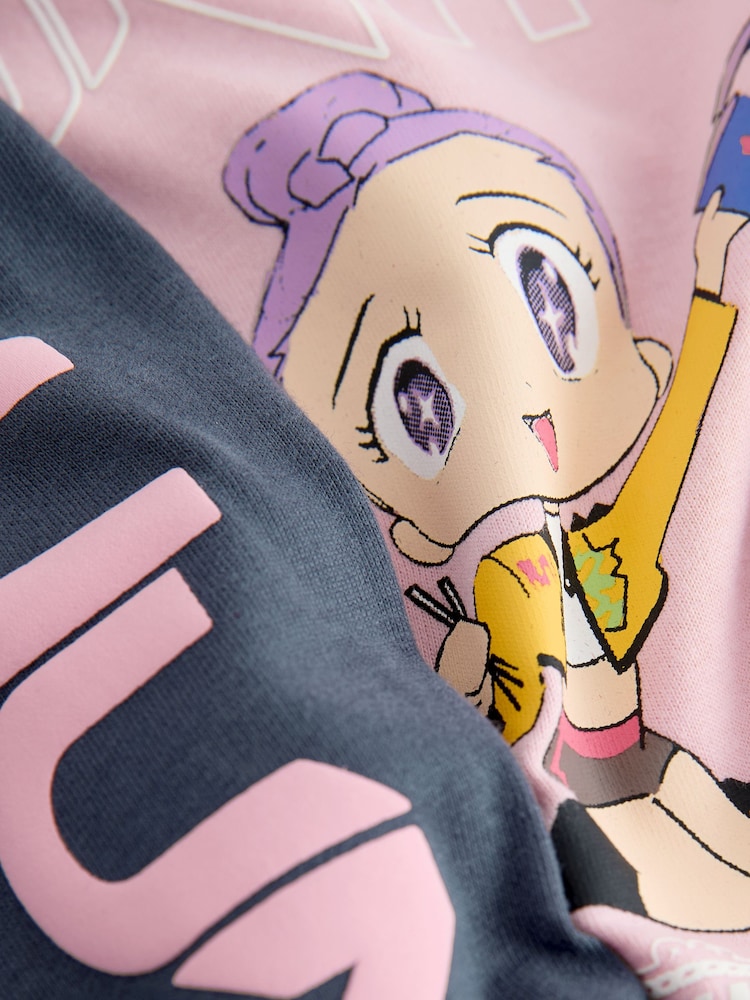 Pink K-Pop Demon Hunters Wide Leg Pyjamas (6-16yrs) - Image 3 of 3