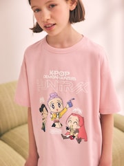Rosa - Huntrix K-Pop Demon Hunters Wide Leg Pyjamas (6-16yrs) - Imagen 5 de 10