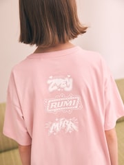 Rosa - Huntrix K-Pop Demon Hunters Wide Leg Pyjamas (6-16yrs) - Imagen 6 de 10