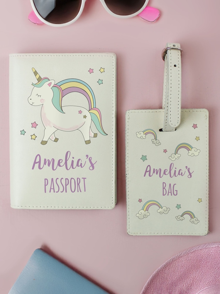 Personalised Unicorn Passport & Tag Set by PMC - Image 2 of 3