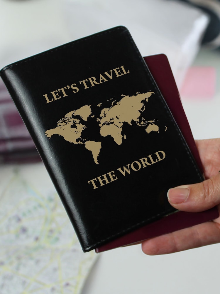 Personalised World Map Passport Holder by PMC - Image 2 of 3