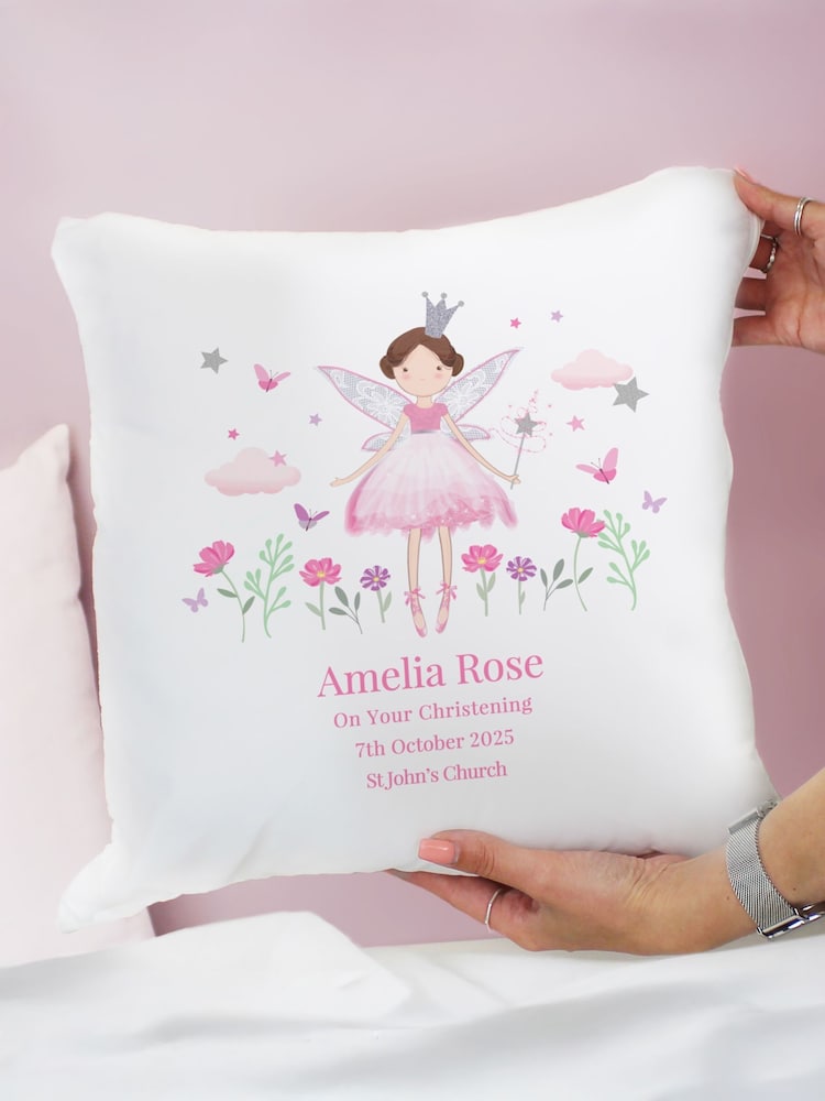 Personalised Fairy Princess Cushion by PMC - Image 2 of 3