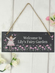 Personalised Fairy Princess Garden Slate Sign by PMC - Image 3 of 3