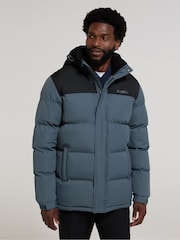 Mountain Warehouse Grey Snow Borg Lined Mens Padded Jacket - Image 1 of 4