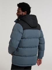 Mountain Warehouse Grey Snow Borg Lined Mens Padded Jacket - Image 2 of 4