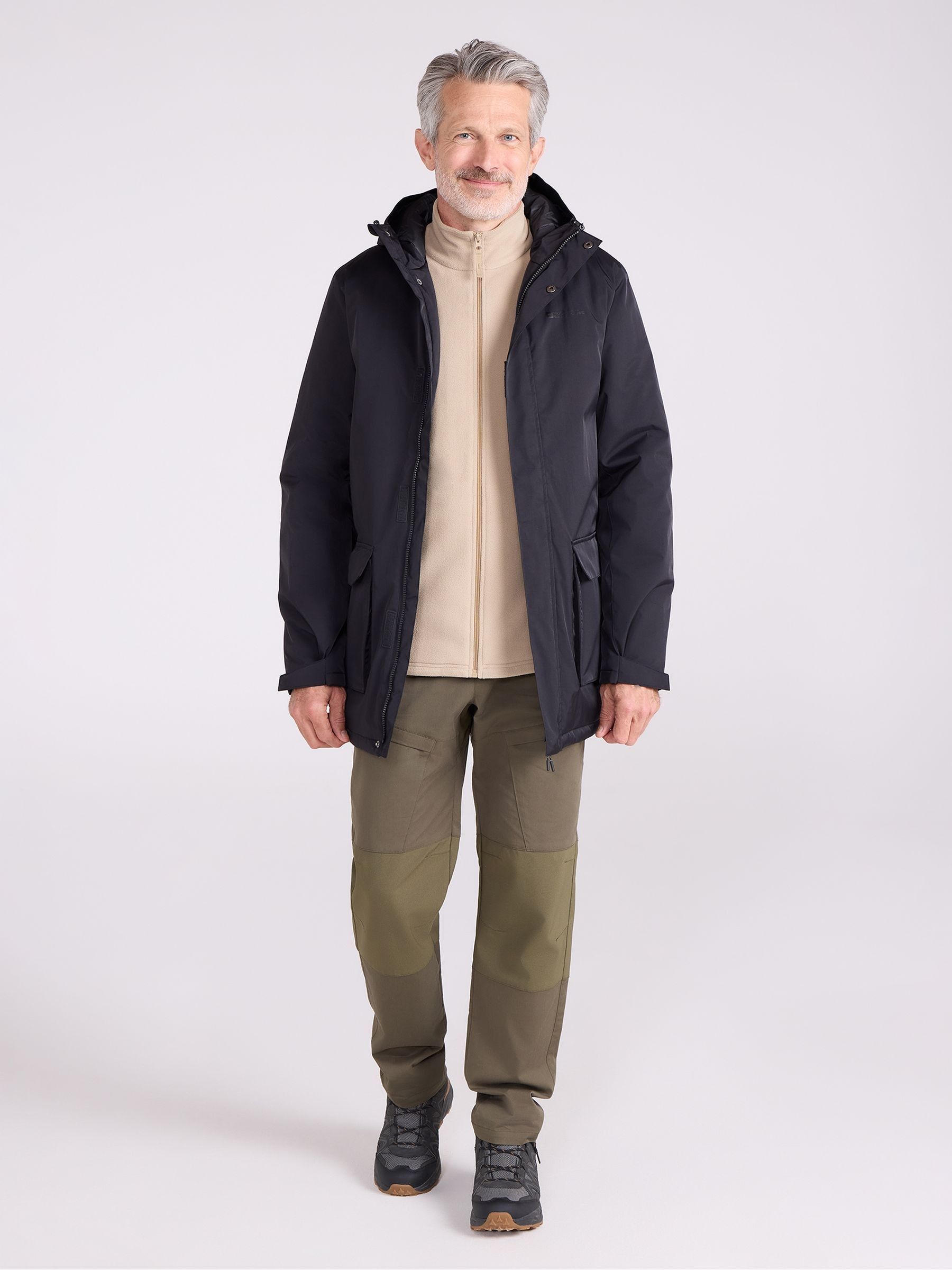 Comprar Preto - Parka acolchoada masculina Ranger da Mountain