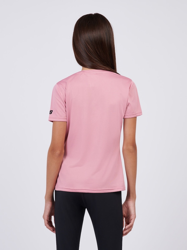 New Balance Pink Athletics Graphic T-Shirt - Image 2 of 10 New Balance Pink Athletics Graphic T-Shirt - Image 2 of 10