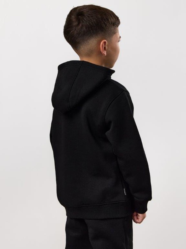 Gym King Black Kids Fundamental Hoodie - Image 2 of 5 Gym King Black Kids Fundamental Hoodie - Image 2 of 5