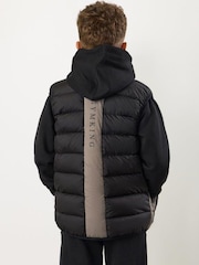 Gym King Black Kids Peak Puffer Gilet - Image 4 of 6