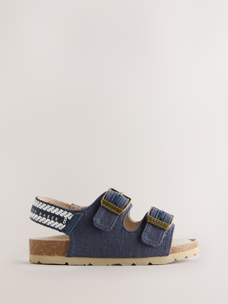 Baker by Ted Baker Double Strap Footbed Sandals - Image 1 of 5