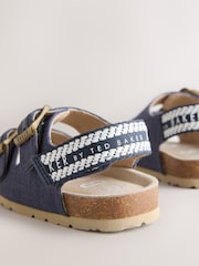 Baker by Ted Baker Double Strap Footbed Sandals - Image 4 of 5