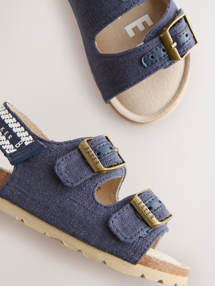 Baker by Ted Baker Double Strap Footbed Sandals - Image 5 of 5