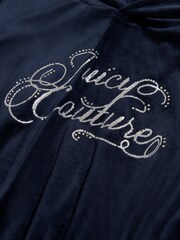Juicy Couture Blue Relaxed Over-The-Head Hood & Velour Leggings Set - Image 11 of 11