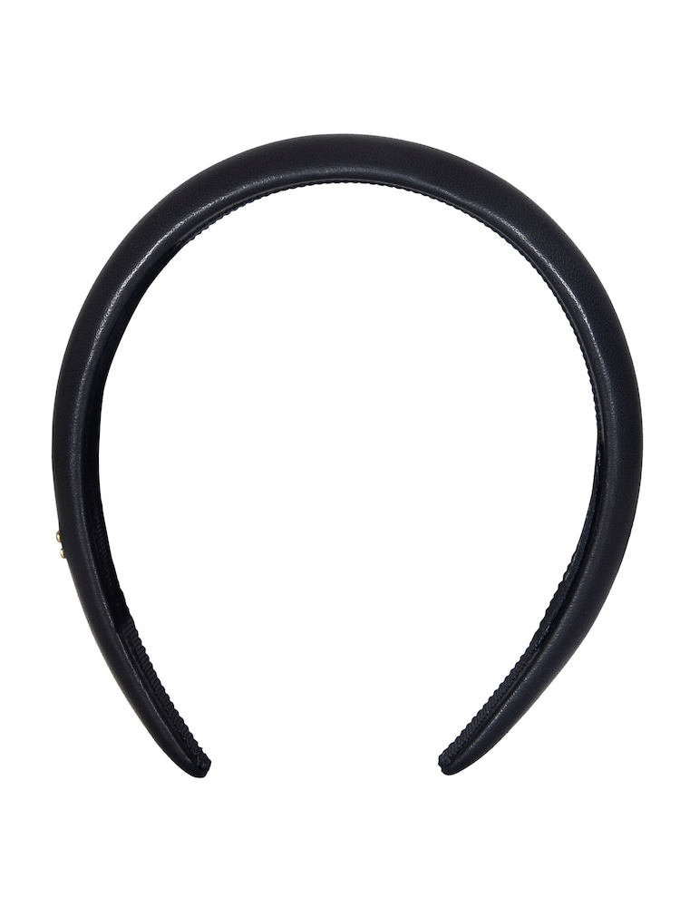 COACH Black Leather Headbands - Image 1 of 3