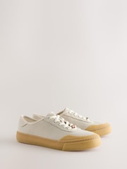 Szarobeżowy - Forever Comfort® Lace-Up Gum Sole Charm Trainers - Obraz 6 z 9