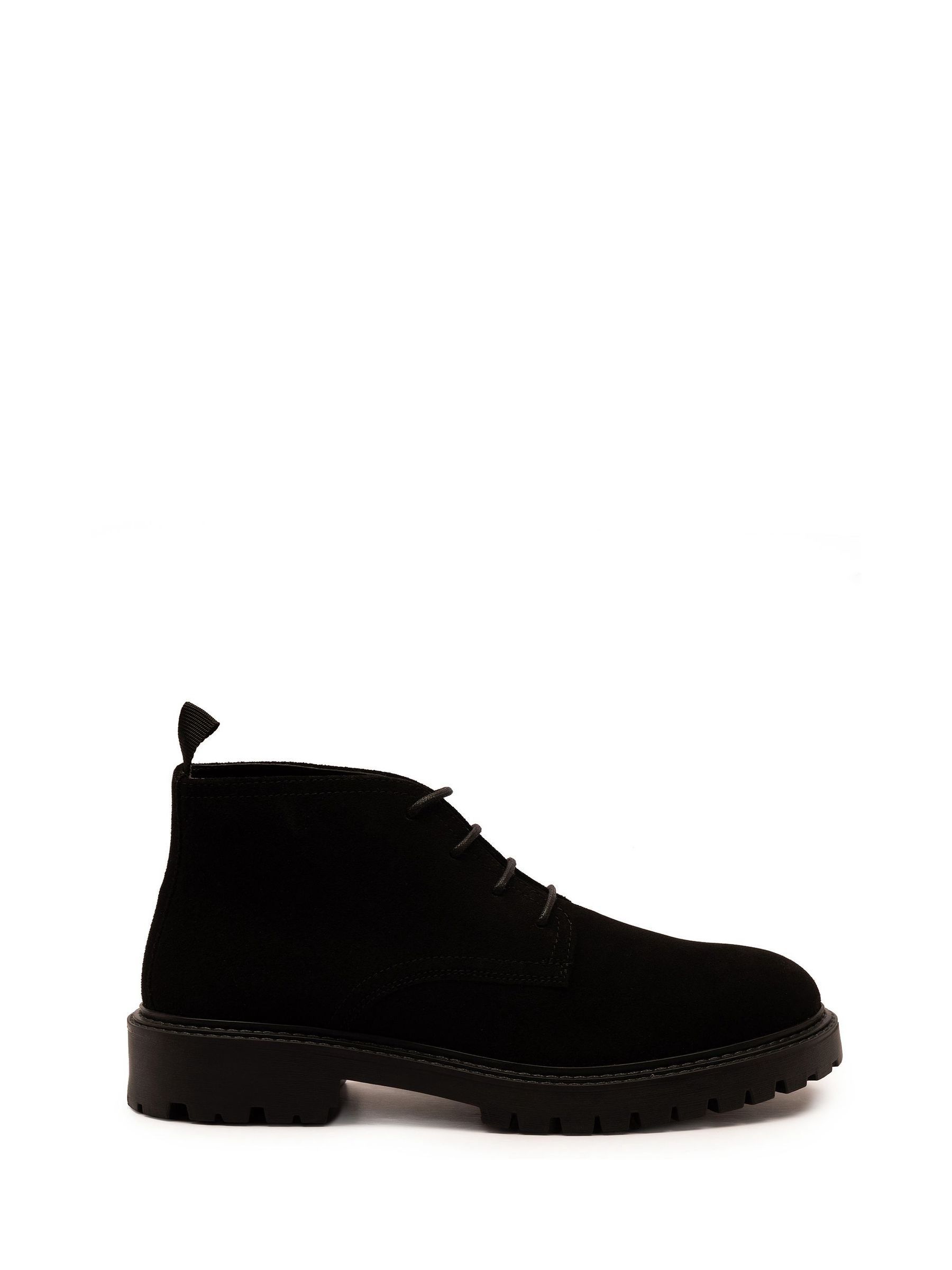 black suede chukka