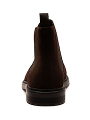 Marrón-Ante - Botas Chelsea sin cordones Off The Hook Torrance de piel de ante - Imagen 5 de 6